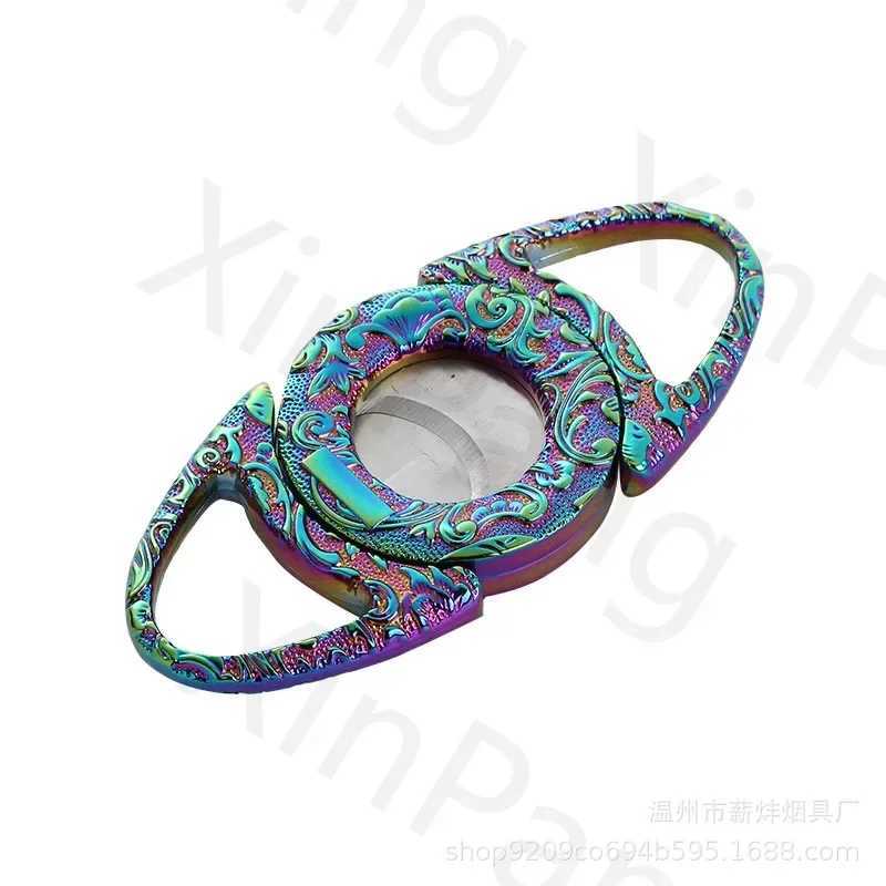 Portable Cigar Cutter Zinc Alloy Double Edge Gift Set Smoking AccessoriesC250419