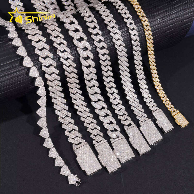 RTS 6mm 8mm 10mm 12mm 13mm Sier Silicon Stone Dia Tester Cuban Chain Fine Jewelry
