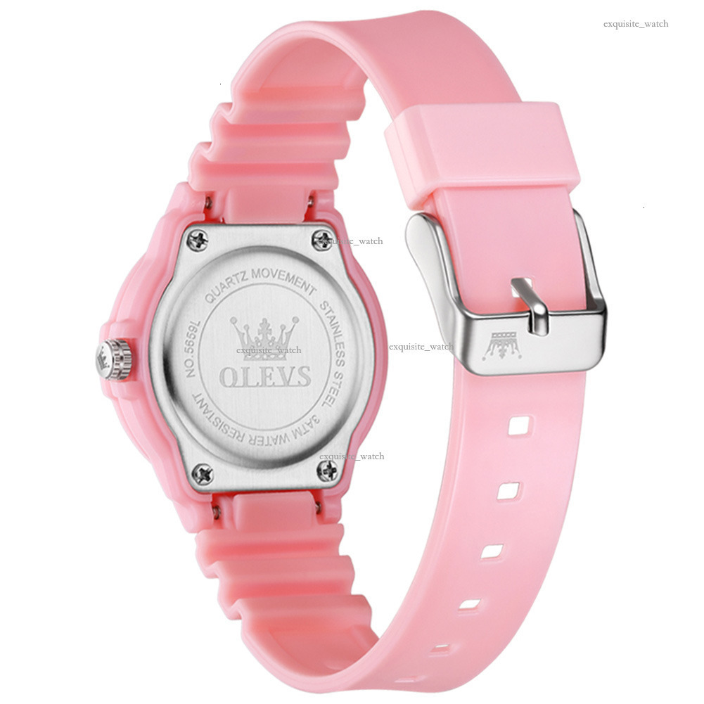 OLEVS Designer Men's Silicone Strap Digital Dial Youth Watch Quartz Waterproof Middle School Student Watch Luxury Watch Free Delivery Wholesale