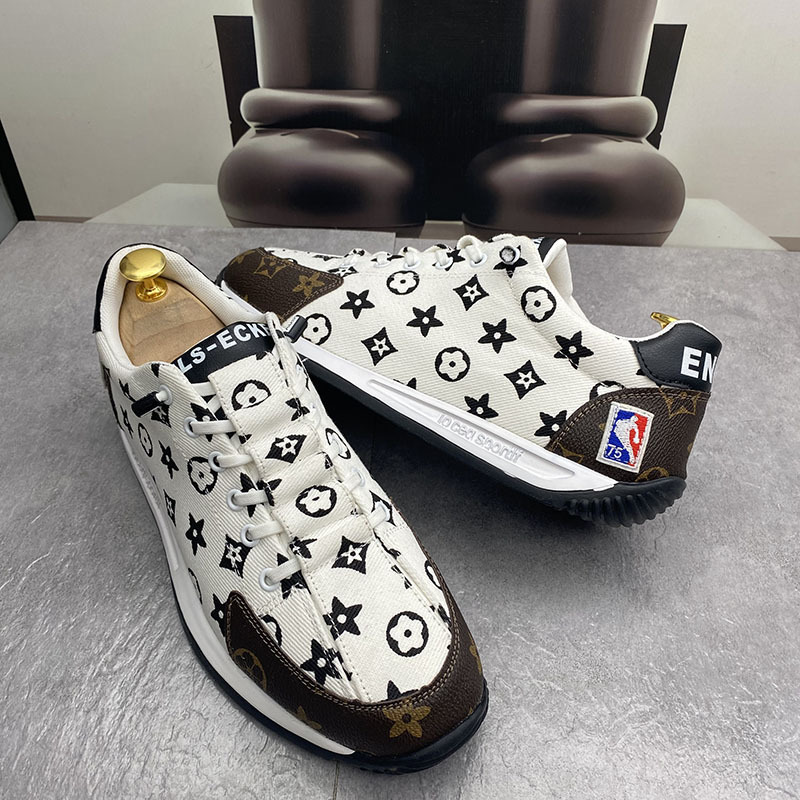 Free shipping autumn and winter casual sports Korean-style fashionable and versatile, trendy men's daily wear, fabric breathable thick-soled board shoes, casual shoes