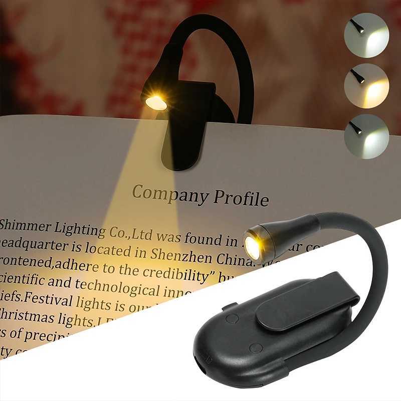 Mini Foldable Book Light Eye Protection Light Clip-on 360 Flip Study Lamp Rechargeable Battery Travel Bedroom Reading Lamp M251120