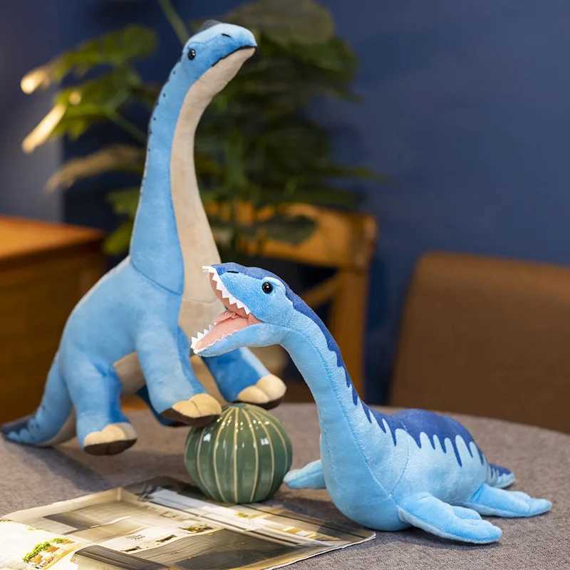 30-40cm Kawaii Simulation Dinosaur Plush Toys Stuffed Animals Triceratops/Snake Necked Dragon Soft Doll Party Gifts for Children G251120