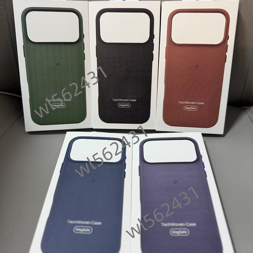 Officiel MagSafe Coque TechWoven pour iPhone 17 Pro Max 17 Pro 17 Air Housse Charge Sans Fil avec Boîte