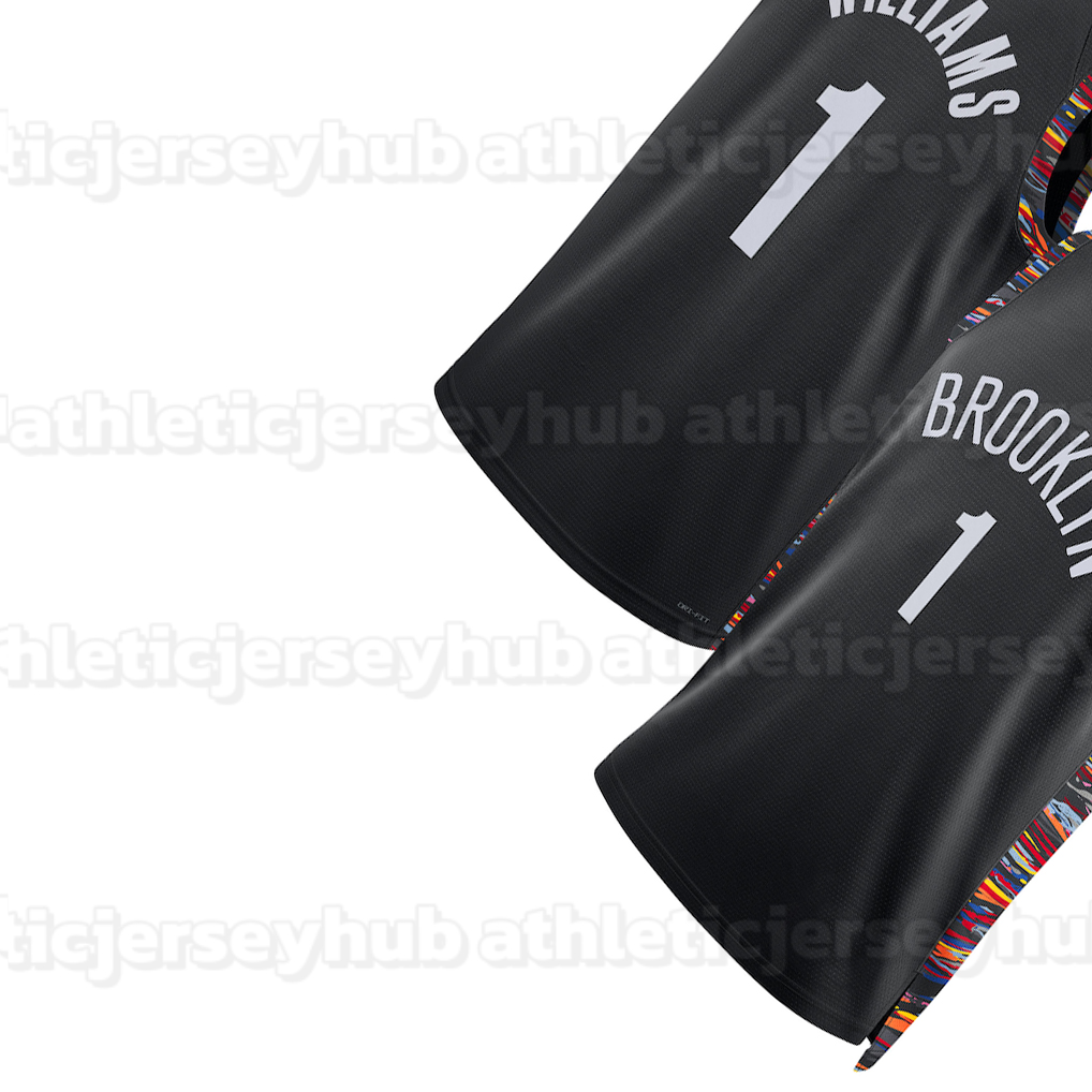 2025-26 City Basketball Jersey Nic Claxton Cam Thomas Noah Clowney Yuri Collins Egor Demin Michael Porter Jr.