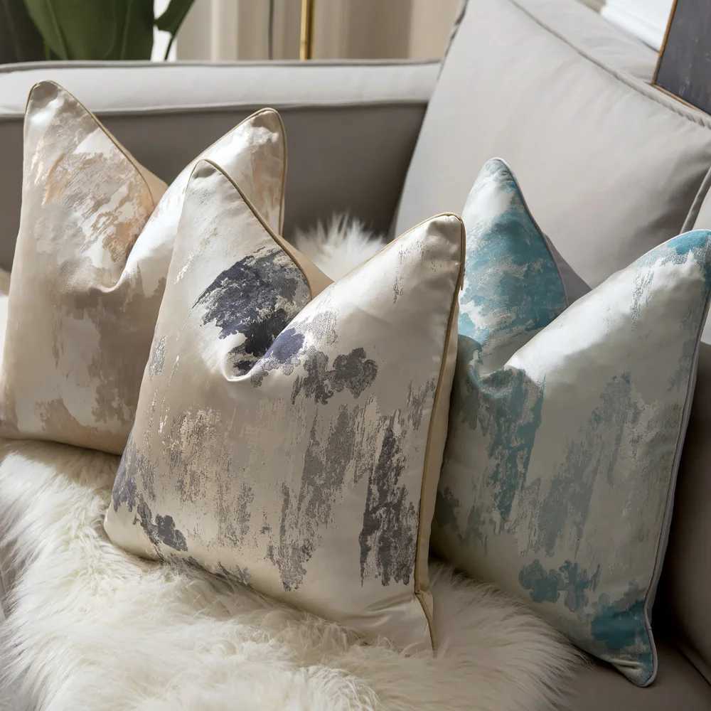 Pillow Case Luxury Geometric Cushion Cover High-end Decorative Throw Cover For Home Sofa Room Office Decor 30x50 45x45 50x50 60x60cm C251120