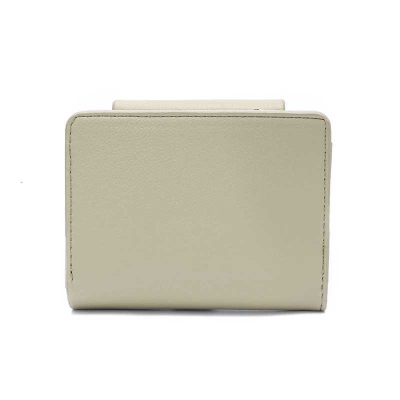 New printed womens short wallet Korean version PU leather multi-slot folding student coin purse multi-functional fashionabW251120