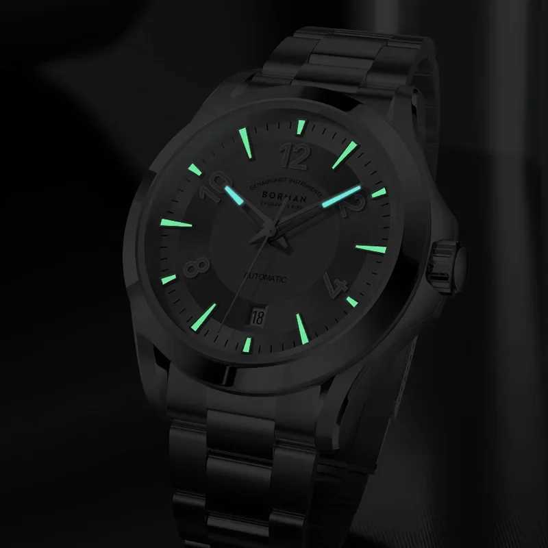 BORMAN BM3968 Men Watch Top Luxury Brand 415MM Automatic Mechanical Wristwatch 50 Waterproof Sapphire Luminous Date MIYOTA 8215 G2511201