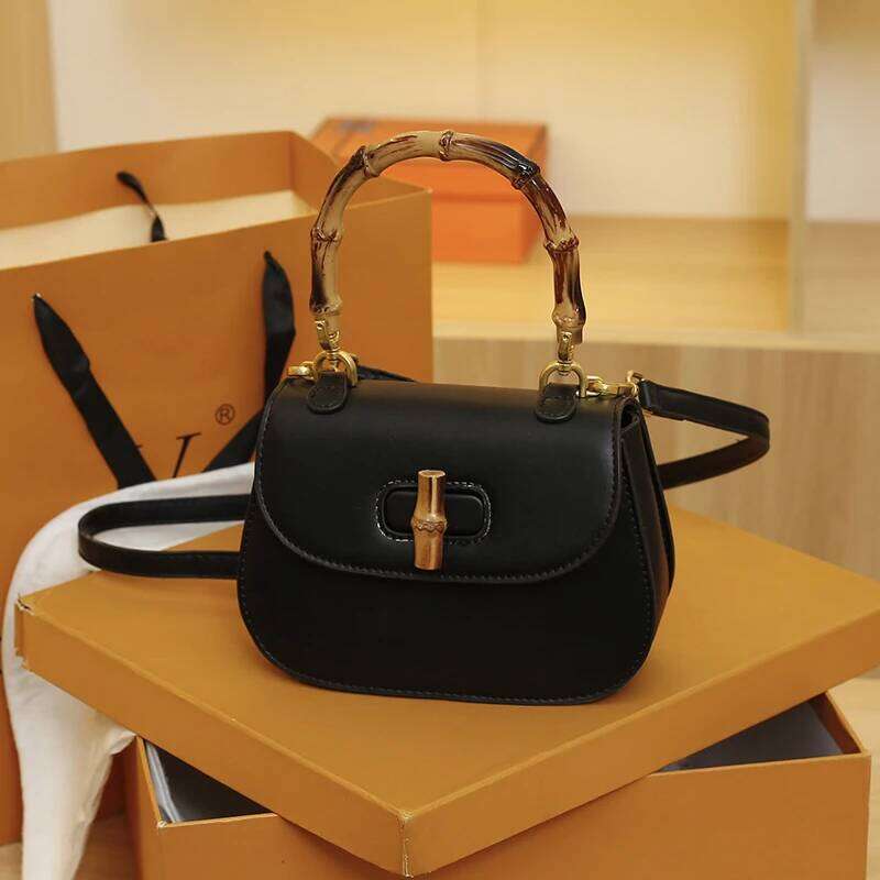 Top Brand Bamboo Saddle for Women High Quality Shoulder Bags Fashion Purses and Handbag Designer Crossbody Bag Cute Satchel