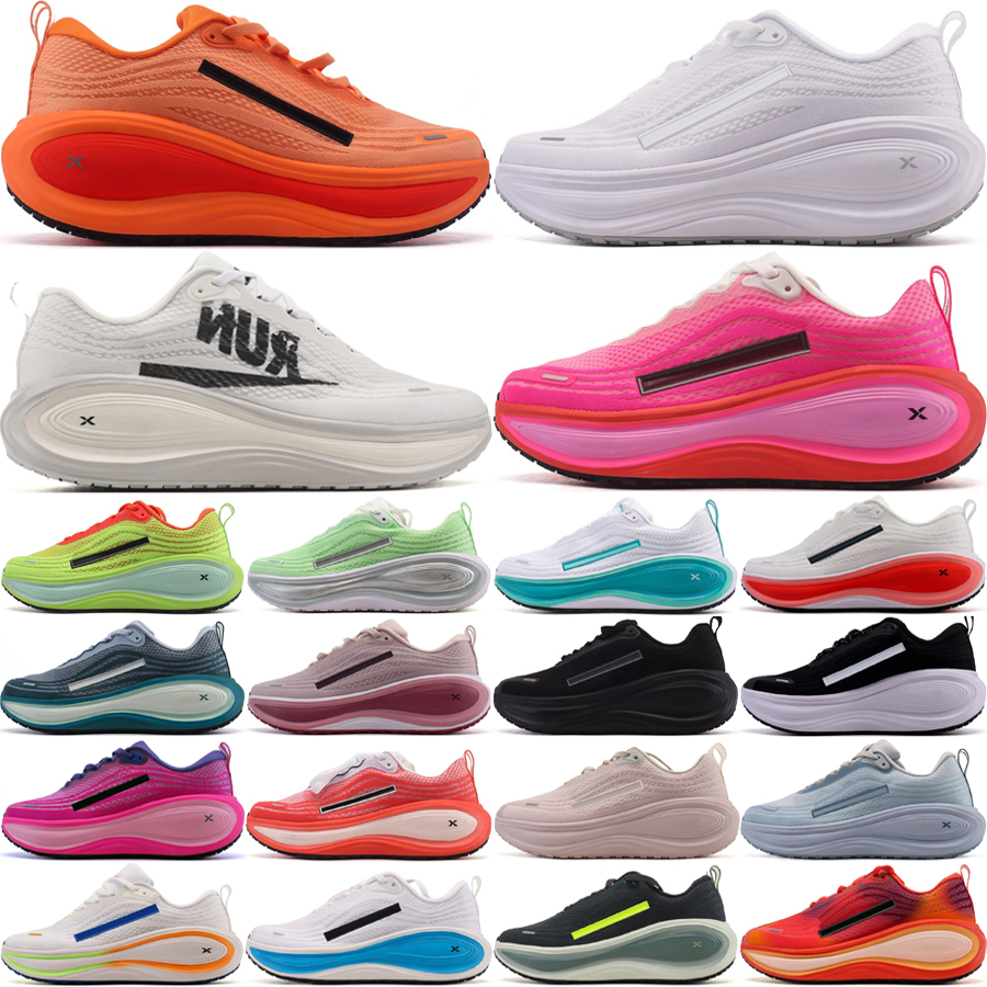 Top Vomeros Plus Men Women Running Shoes Designer Trainers Orange Pulse Triple White Black Bright Crimson Barely Volt Outdoor Sneakers Size 36-45