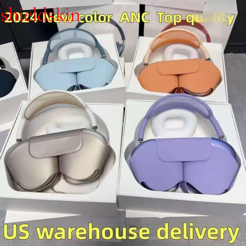 2 4 Bluetooth Headphones Accessories pro Max Headphone Wireless Earphone Top Quality ANC Metal shell Silicone Anti-drop Protective Case