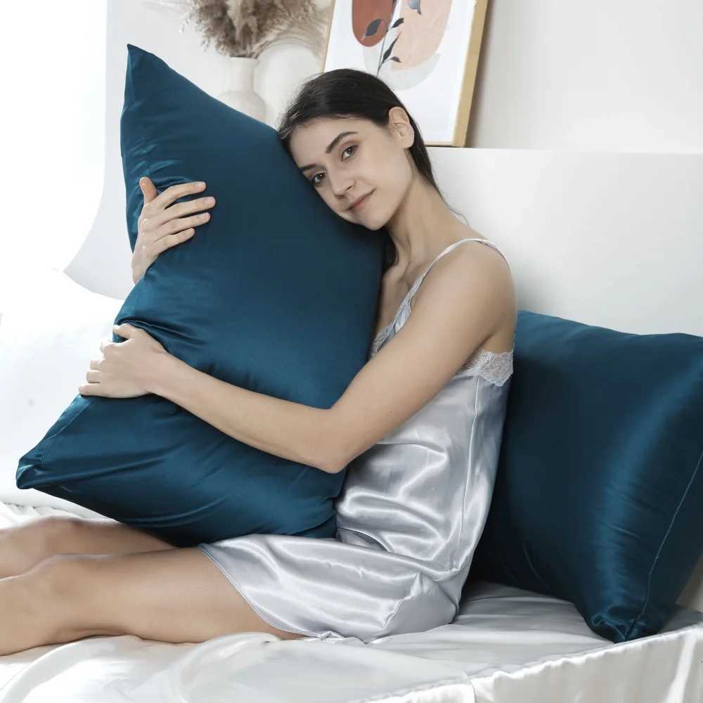 Pillow Case 100 Natural Mulberry Silk case Luxury 6A 25 Momme Cases for Hair and Skin With Hidden Zipper Cover C251120