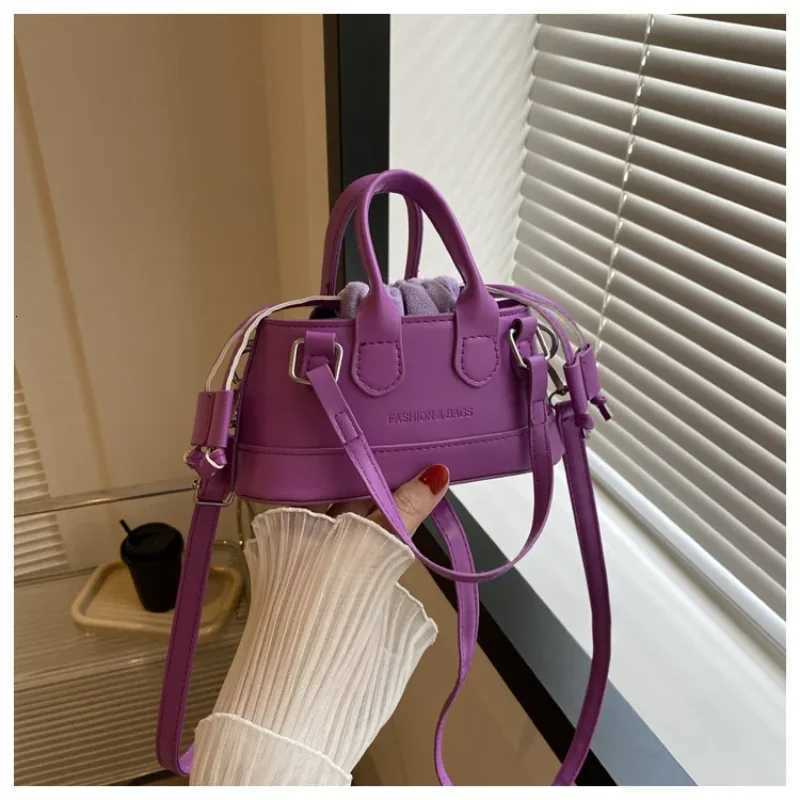 Purple Fi Wan Bag Trend Shoder PU PVC Girl Lady Bags Handbag Cosmetic Case Purses Tote Wens Hand Bag for Wen Y251120