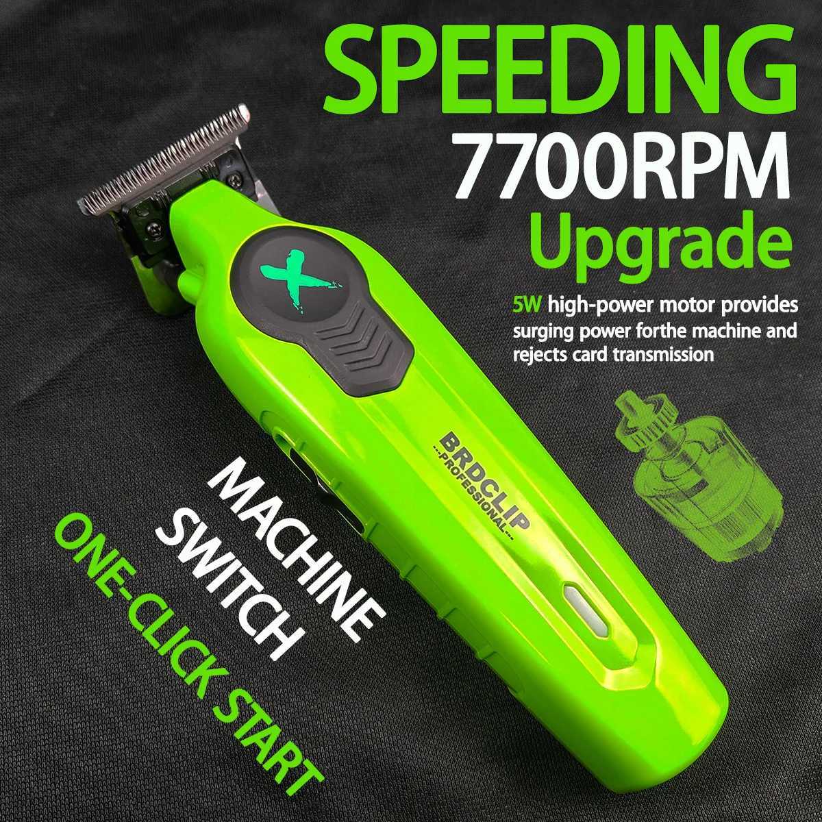 Professional Electric Trimmer BRDCLIP FA1T Mens Carving Oil Head Gradient Hair Salon Barber Shop Hair Clipper 7800RPM DLC BladeT251120