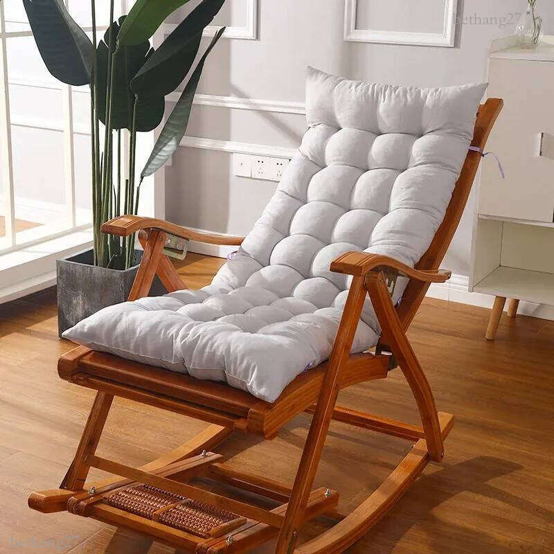 Simple Solid Color Soft Comfortable Recliner Rocking Lounge Chair Couch Sofa Bay Window Sitting Cushion Home Decor No Chair 240925