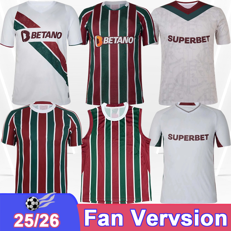 24 25 26 Fluminense Mens Soccer Jerseys R.AUGUSTO EVERALDO T. SILVA MARTINELLI GANSO KENO MARCELO G. CANO KENNEDY Home Away 3rd Football Shirts