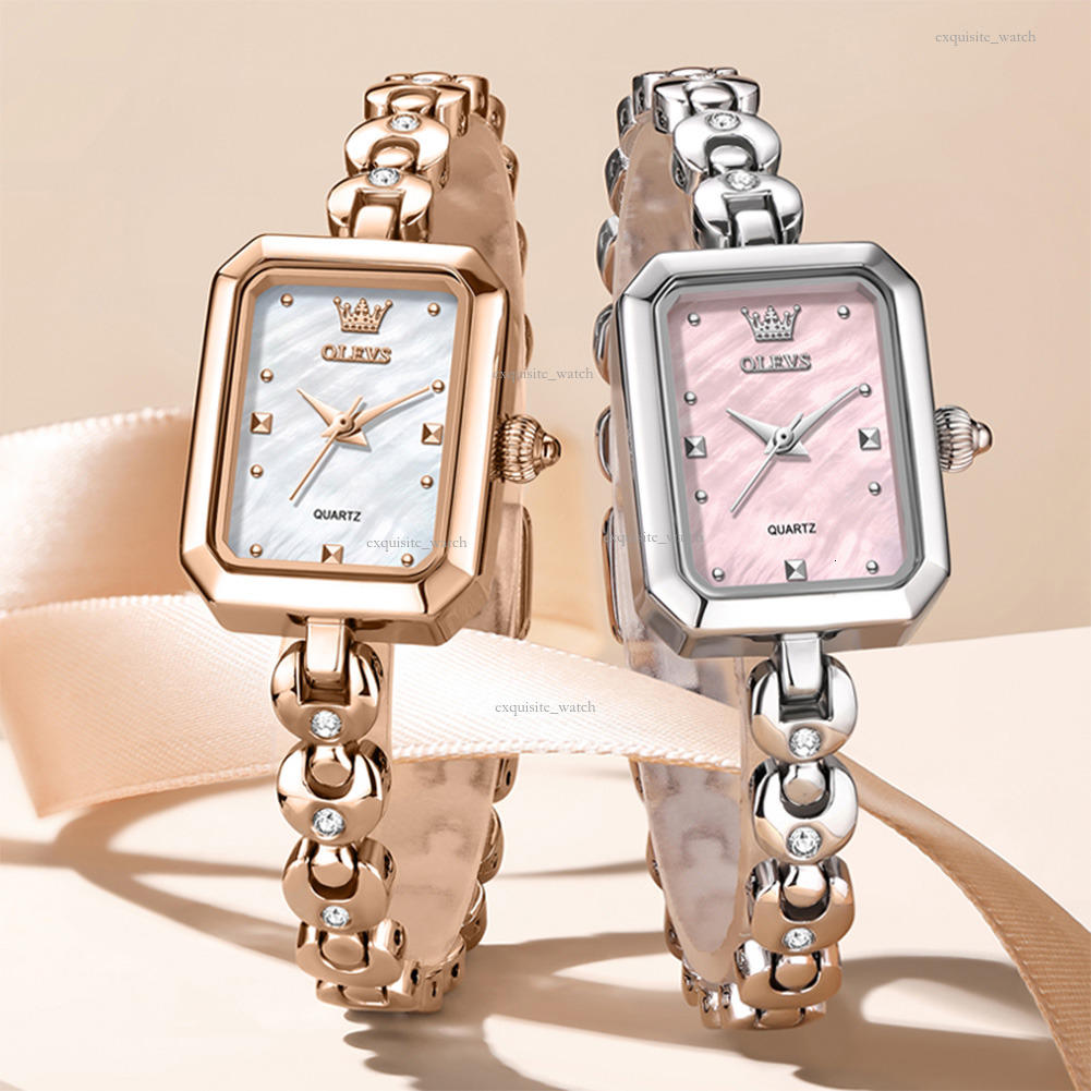 OLEVS Designer Women's Sexy Sporty Fashionable And Casual Barrel-shaped Quartz Waterproof Luminous Women's Watches Luxury Watches Free Deliv