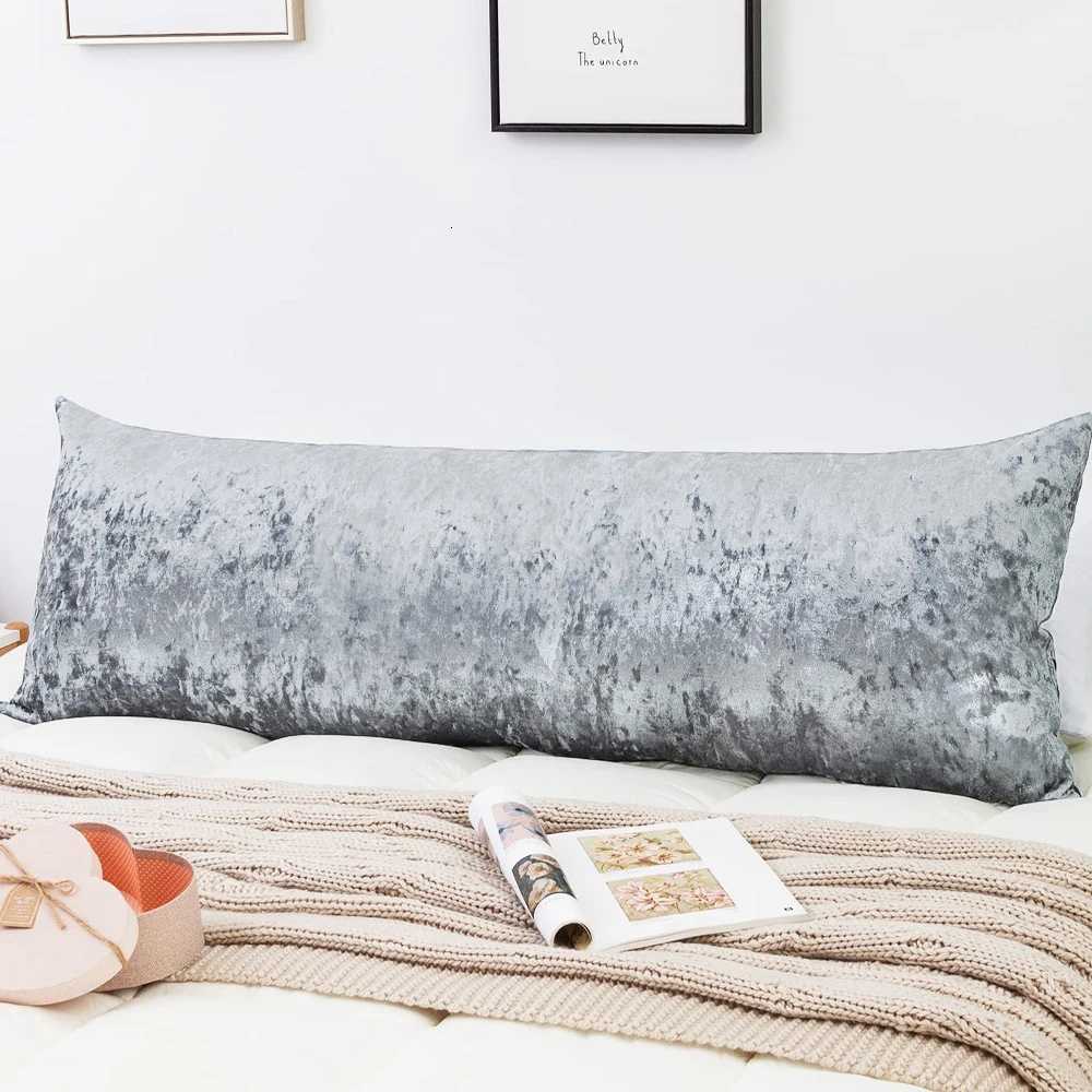 Pillow Case Super Soft Luxury Ice Velvet Case Grey Decorative Cushion Cover Luxury Nordic Home Sofa Bed Living Room Decor C251120