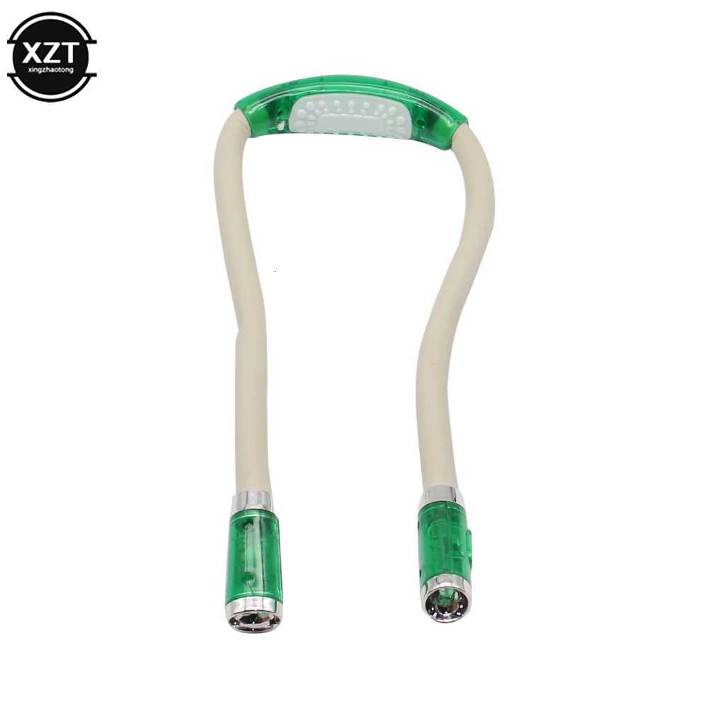 Flexible Neck Hug Book Light LED Neck Night Handsfree Led Neck Light Hug Reading Lamp Novelty Led Night Camping Light Flashlight M251120