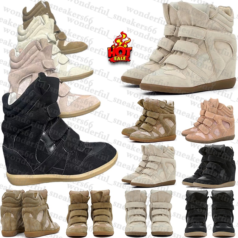 Designer isabel marantsneakers marat boots martin bekett leather wedge sneakers booties Shoes for mens womens winter Autumn snow bottes botte heel luxury top