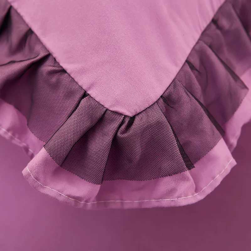 Pillow Case Korean Princess Style case with Large Lace Ruffle Girls Home Bedroom Decorative Soft Washed Cotton Cover 48x74cm C251120