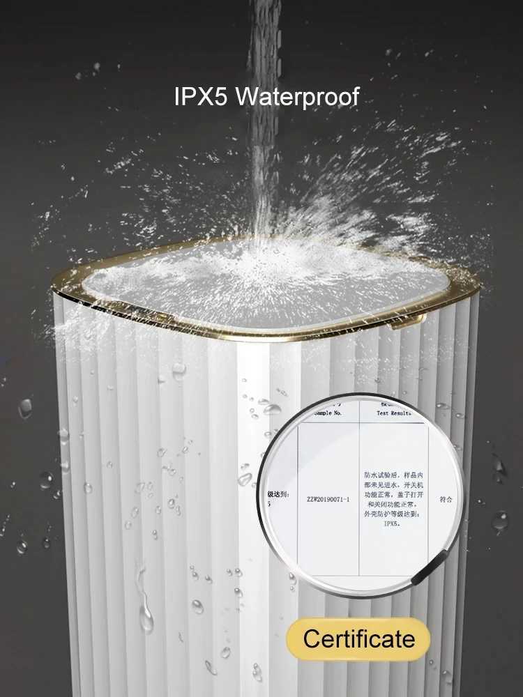 12L/15L Wastebasket Smart Home Automatic Sensor Trash Can Dustbin Waterproof Bin For Bathroom Living Room Kitchen Accessories C251120