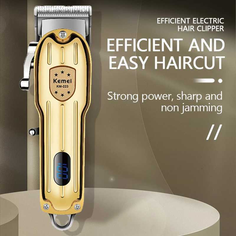 KEMEI Hair Clippers for Professional Barber for Hair Cutting Cordless Corded Rechargeable Beard Trimmer for Men KM-223T251120