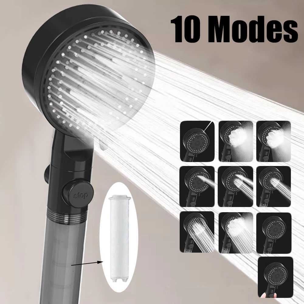 VILOYI 10 Spray Modes Filtered Shower Head High-Pressure Handheld Showerhead Water Saving Fall Resistance Bathroom Shower NozzleM251120