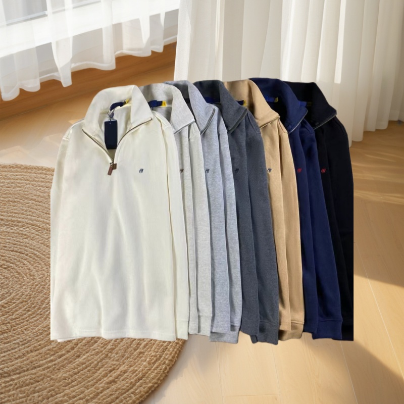 polo sweater men quarter zip designer knit sweaters mens pullover uomo half zipper luxury casual small horser jumper autumn wool women hoodie chandail dh01