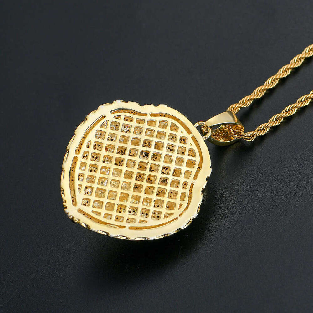 Hip Hop Lion Head Pendant micro set ice out of VVS Moissanite tide logo Exaggerated hip Hop necklace for men Free delivery