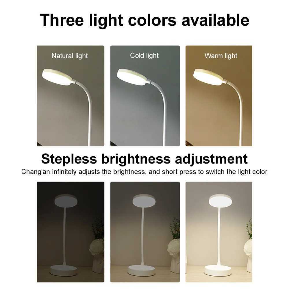 LED Desk Lamp Eye Protection Desk College Student Charging USB Learning Childrens Dormitory Bedroom Bedside Reading Night Light M251120