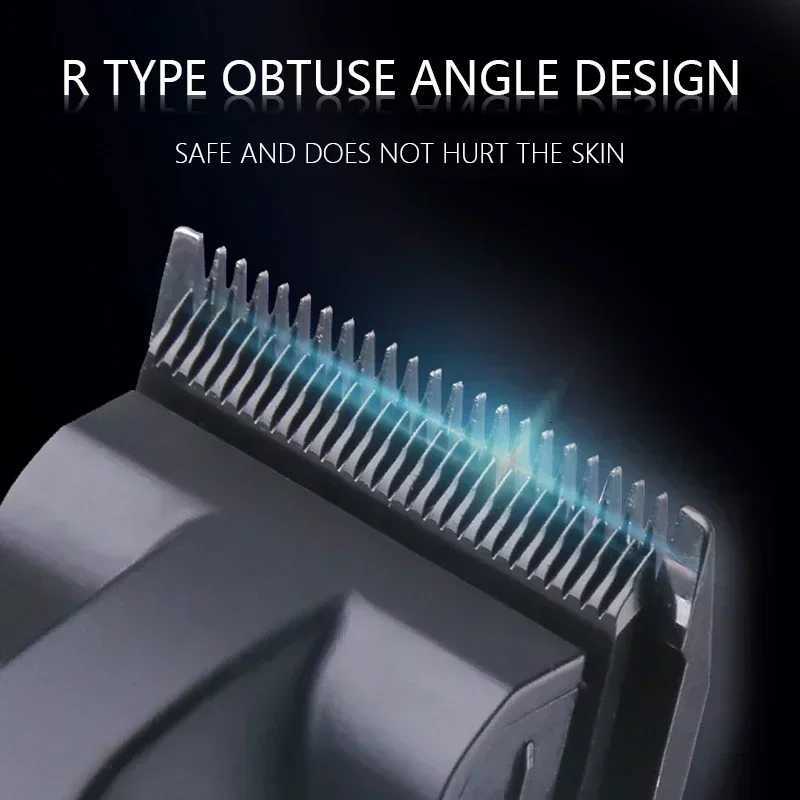 Kemei KM-2296 Professional Hair Clipper for Men Hair Cutting Machine with Seat Charger Hair Trimmer Machine Haircut MachineT251120