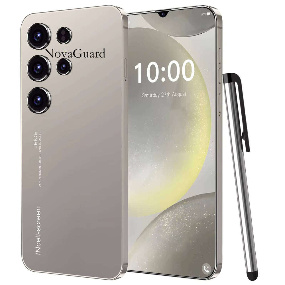 Samsum S25 Ultra 5g smartphone 7.3-inch high-definition organic light-emitting diode ten core Android phone, French and English versions