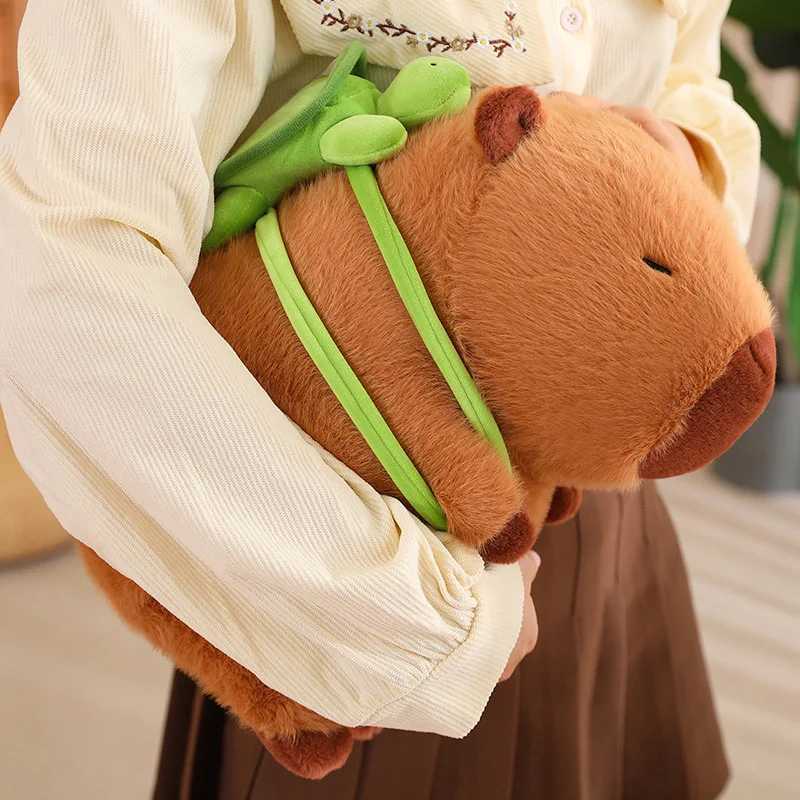 23cm Capybara Plush Simulation Capibara Anime Fluffty Toy Cute Doll Stuffed Animals Soft Doll Plush Christmas Thanksgiving Gift G251120