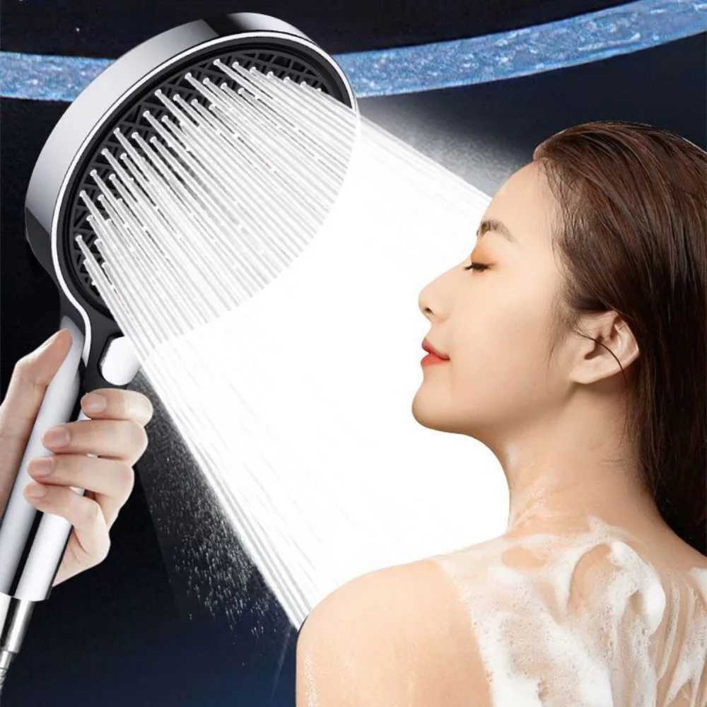 15cm Large Panel Boost Filter Shower Head Three-speed Home Bathroom Large Water Flow Shower Filter Shower SetM251120