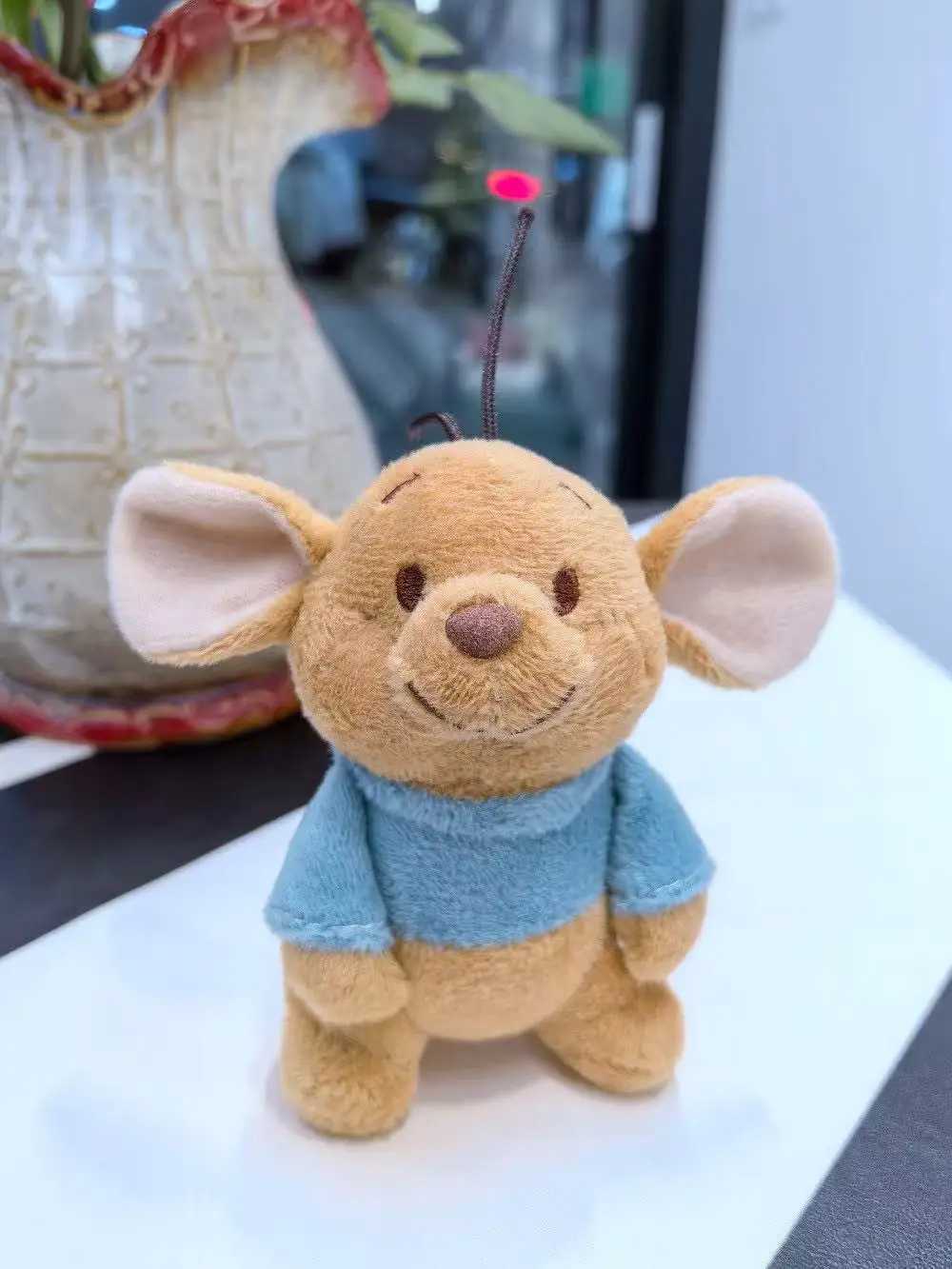 10cm simulation new small mouse pendant stuffed plush toy cartoon figurine cute childrens birthday gift fun doll G251120