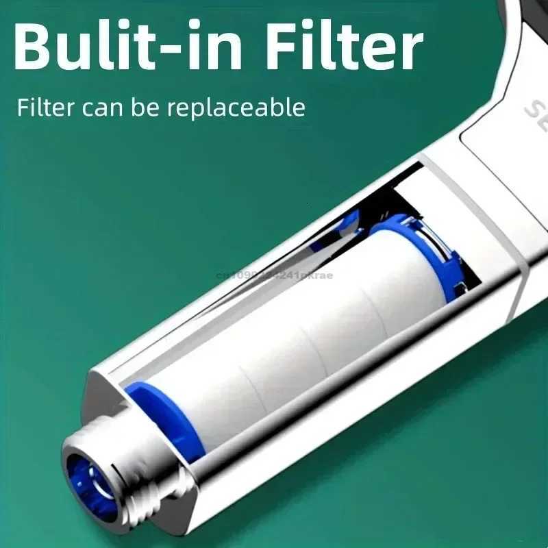 3-Modes High Pressure Shower Head Water Saving Shower Heads Adjustable Water Massage Sprayer Home Bathroom AccessoriesM251120