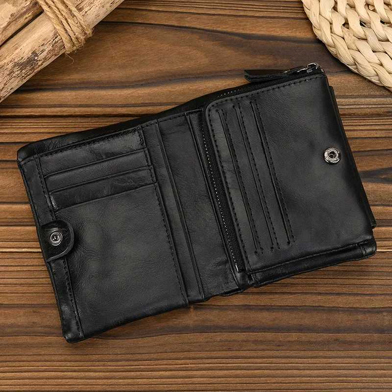 Luxury brand designer wallet mens card holder soft leather short wallet coin credit card mens wallet pocket W250419