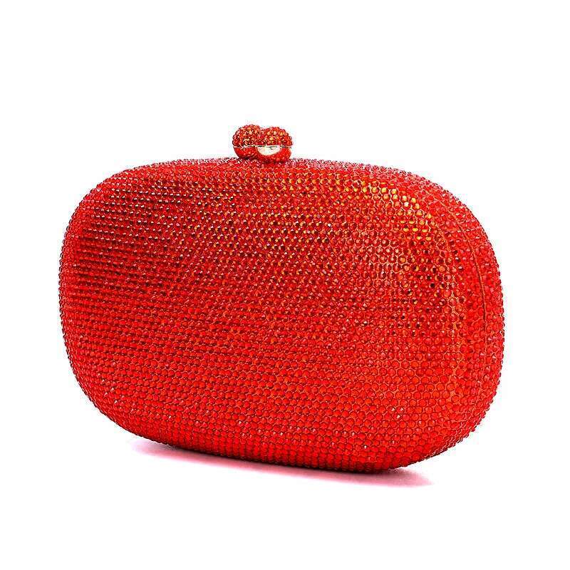 2025 Italy's latest Ladies' dinner bag, clutch bag, diamond-encrusted, full of diamonds, wedding banquet, party evening dress bag designer b