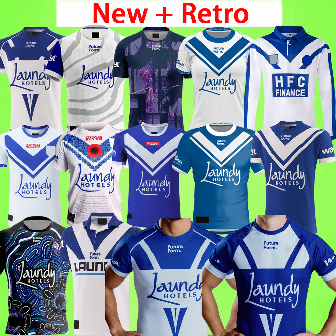 CANTERBURY New + Retro 2025 2026 Rugby Jerseys vest BANKSTOWN 25 26 Mens League shirt Indigenous version Special Tee Training uniform kids Pre Match BULLDOGSs
