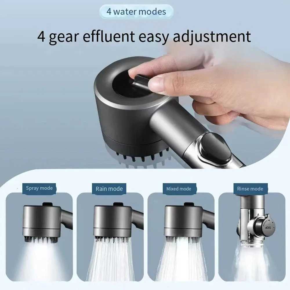High-pressure Shower Head Bathroom massaging a 6-in-1 Shower Filter 3-mode Adjustable Spray Shower Faucet Bathroom AccessoriesM251120