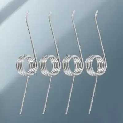 4 pcs Trash Can Lid Torsional Spring Replacement For Waste Bin Repair Metal Spring Easy Install Home Trash Can Accessory C251120