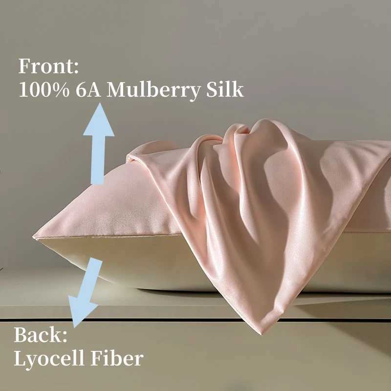 Pillow Case 100 Natural Mulberry Silk case Luxury 6A 25 Momme Cases for Hair and Skin With Hidden Zipper Cover C251120