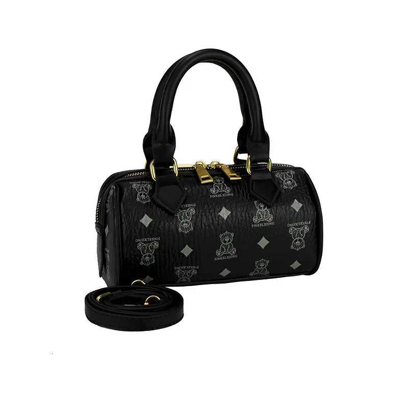2025 New Barrel Crossbody Bag for Wen Jacquard-Textured Adjustable Shoder Purse Feminine Luxe Day to Night Y251120