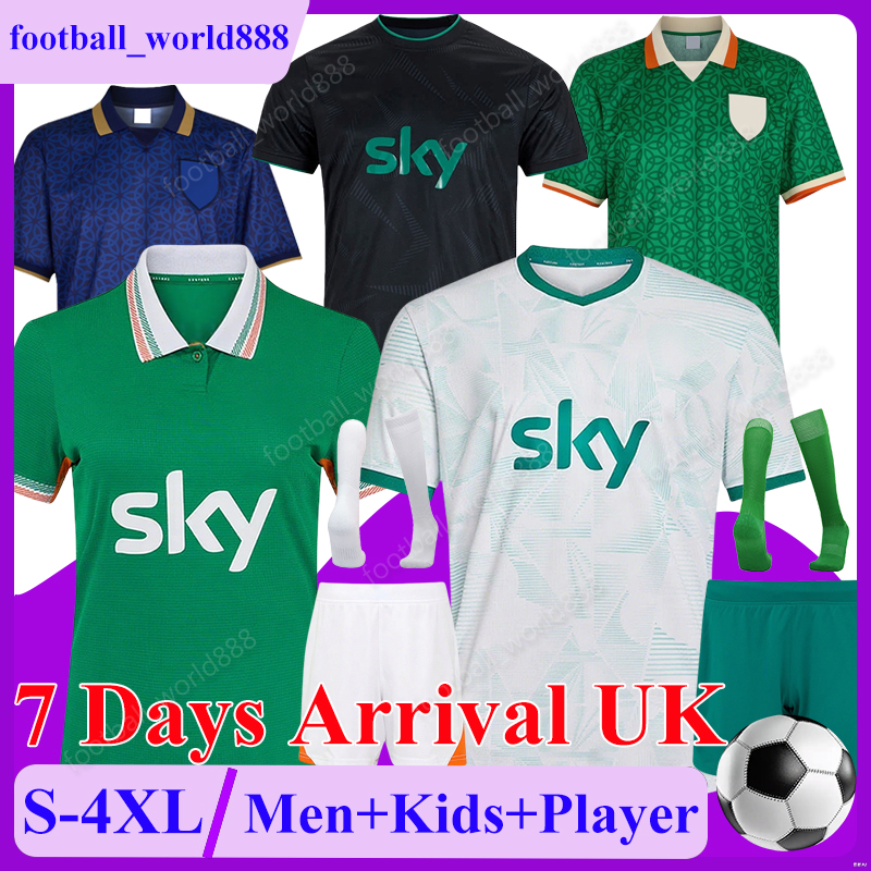 XXXL 4XL Ireland PARROTT 2025 2026 Soccer Jerseys IDAH St. Patrick's Day Jersey 25 26 Football Shirts KENNY AZAZ SCALES LARKIN football kits Men Kids Kit Socks Sets