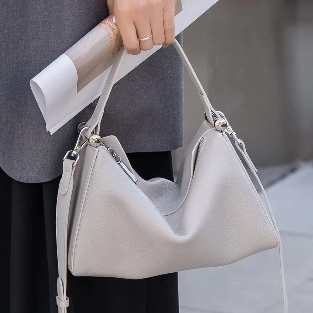 Genuine Leather Fashion Women Shoulder Crossbofy Bags High Quality Desinger Ladies Tote Bag Soft Cowhide Handbag