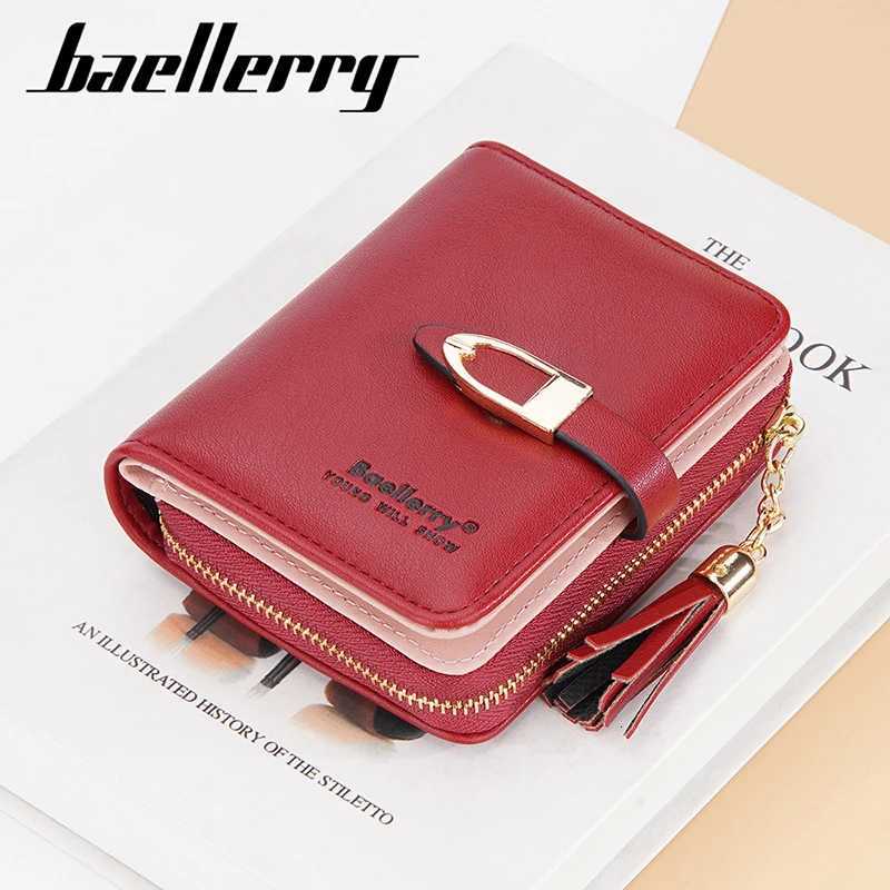 Baellerry New Short Women Wallets Name Engraving Zipper Organ Card Bag Wallet For Girls Quality Card Holder Brand Female PurseW251120