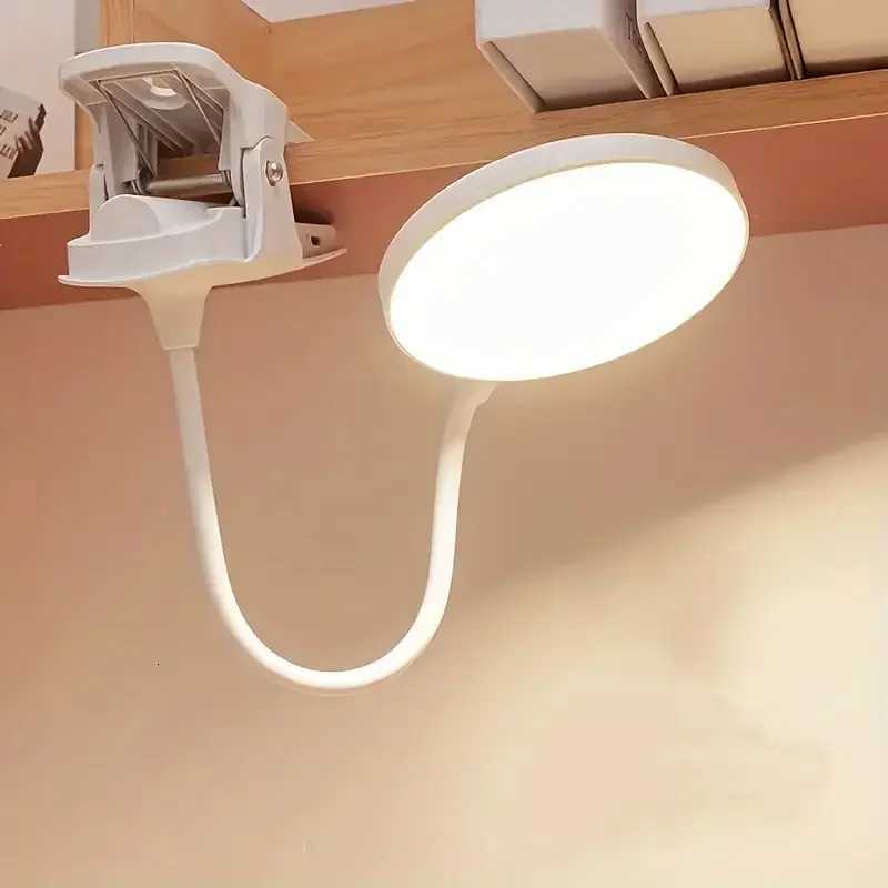 Eye Protection LED White Folding Table Lamp Bedroom Bedside Study Reading Eye Care Night Light USB Plug-in Dimmable M251120