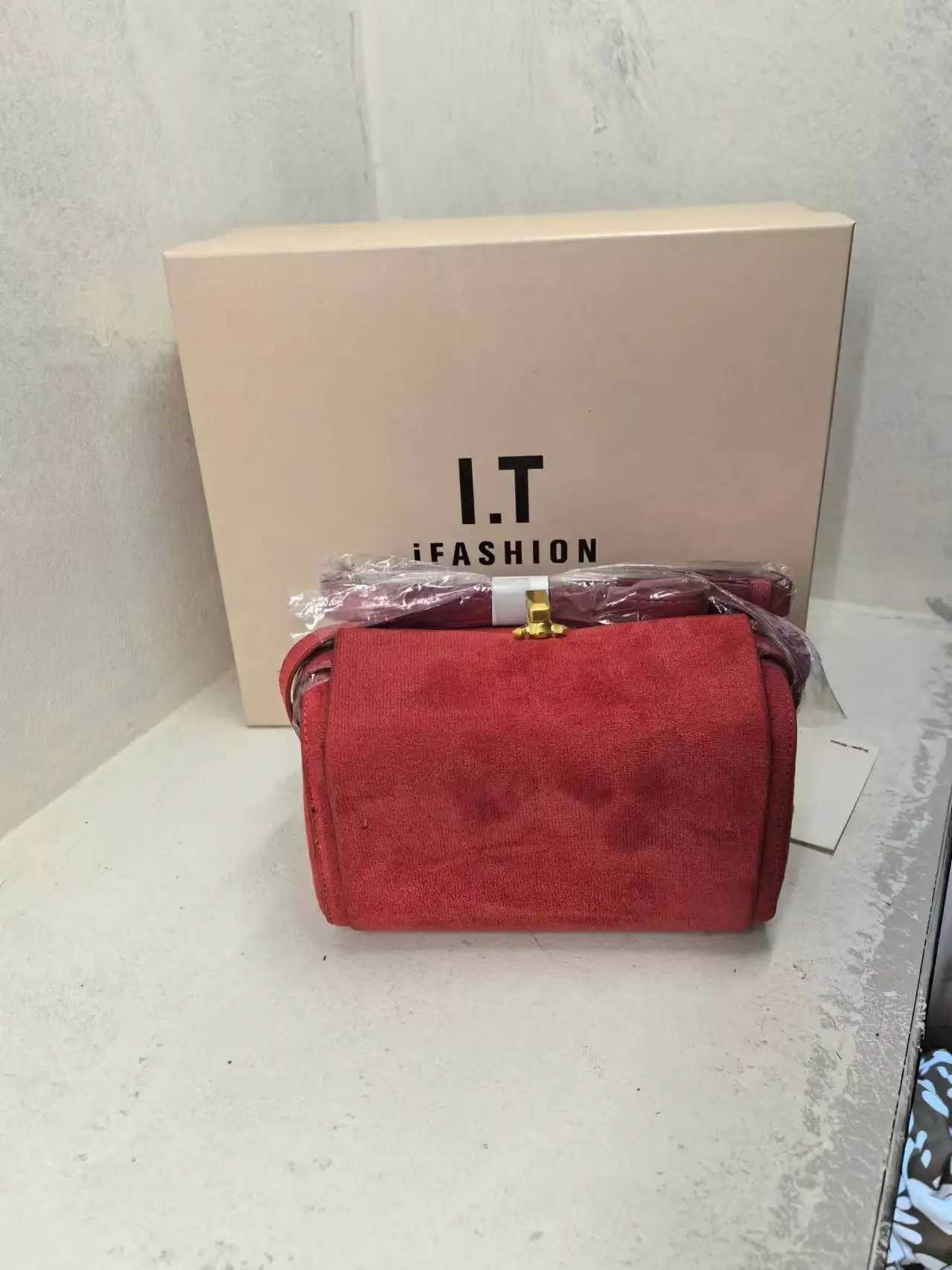 Handbag Wen And Little Cute Red Ladies Wallet Party Luxury Shoder Travel Bag Vintage Design Cluh Crossbody Fi New Y251120