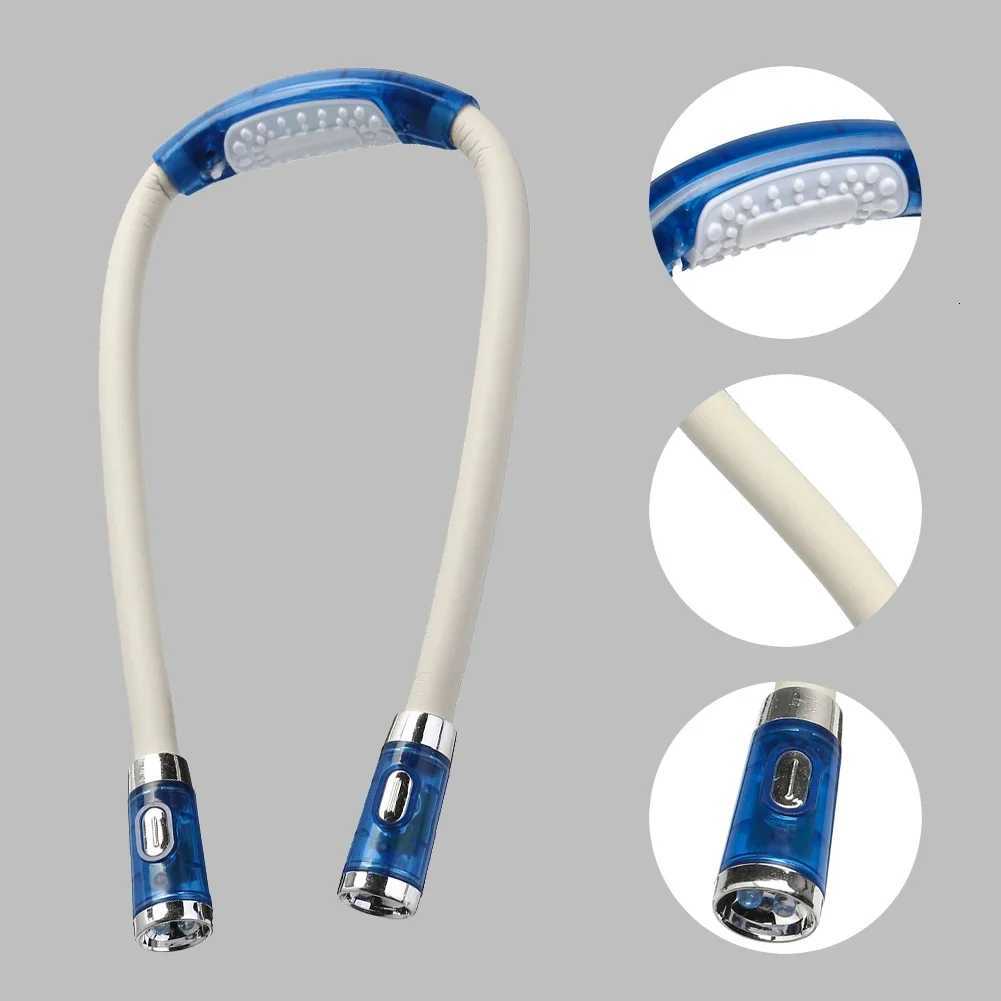 ABS LED Flexible Handsfree Hug Neck Reading Book Light Lamp Torch Flashlight Multifunctional Work Lamp M251120