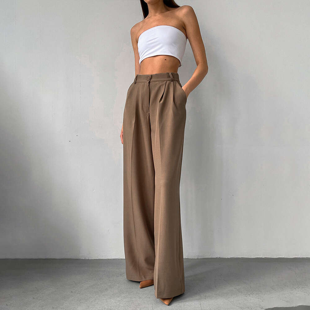 hoodie women's Wear Loose For Women In The Spring Summer Of , New Commuter Wide Leg With A Slimming And High Waisted Suit Pants jacket